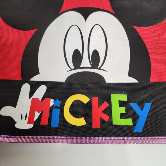 Disney Mickey Mouse Back Pack Messenger Tablet School Bag NWT - Picture 6 of 13